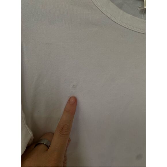 Tyler Boe Kari Puff Sleeve, White, Size Medium, MSRP $108 - Picture 8 of 15